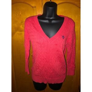 V-neck Ralph Lauren sweater, 3 quarter sleeves